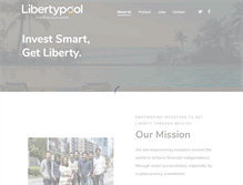 Tablet Screenshot of libertypool.com